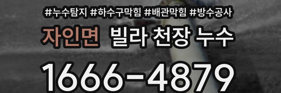 자인면 빌라 천장 누수