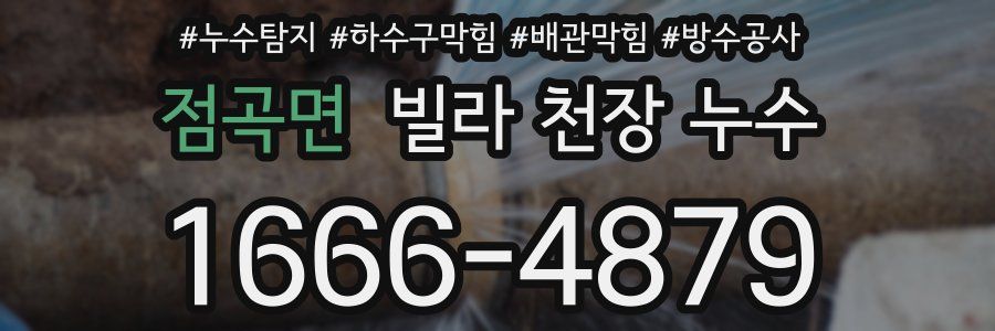 점곡면 빌라 천장 누수