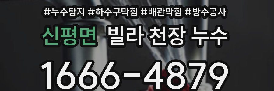 신평면 빌라 천장 누수