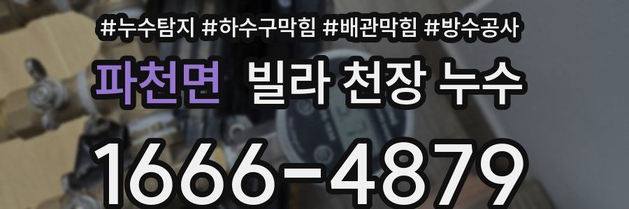 파천면 빌라 천장 누수