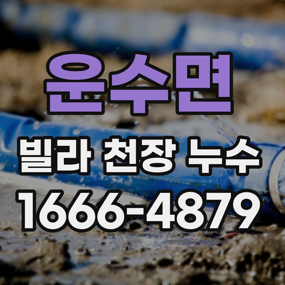운수면 빌라 천장 누수