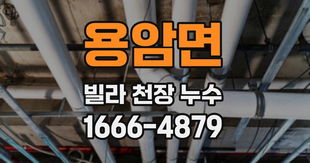 용암면 빌라 천장 누수