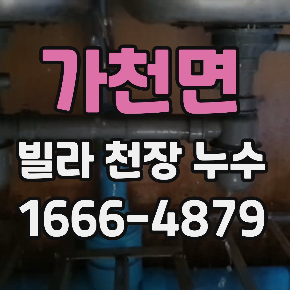 가천면 빌라 천장 누수