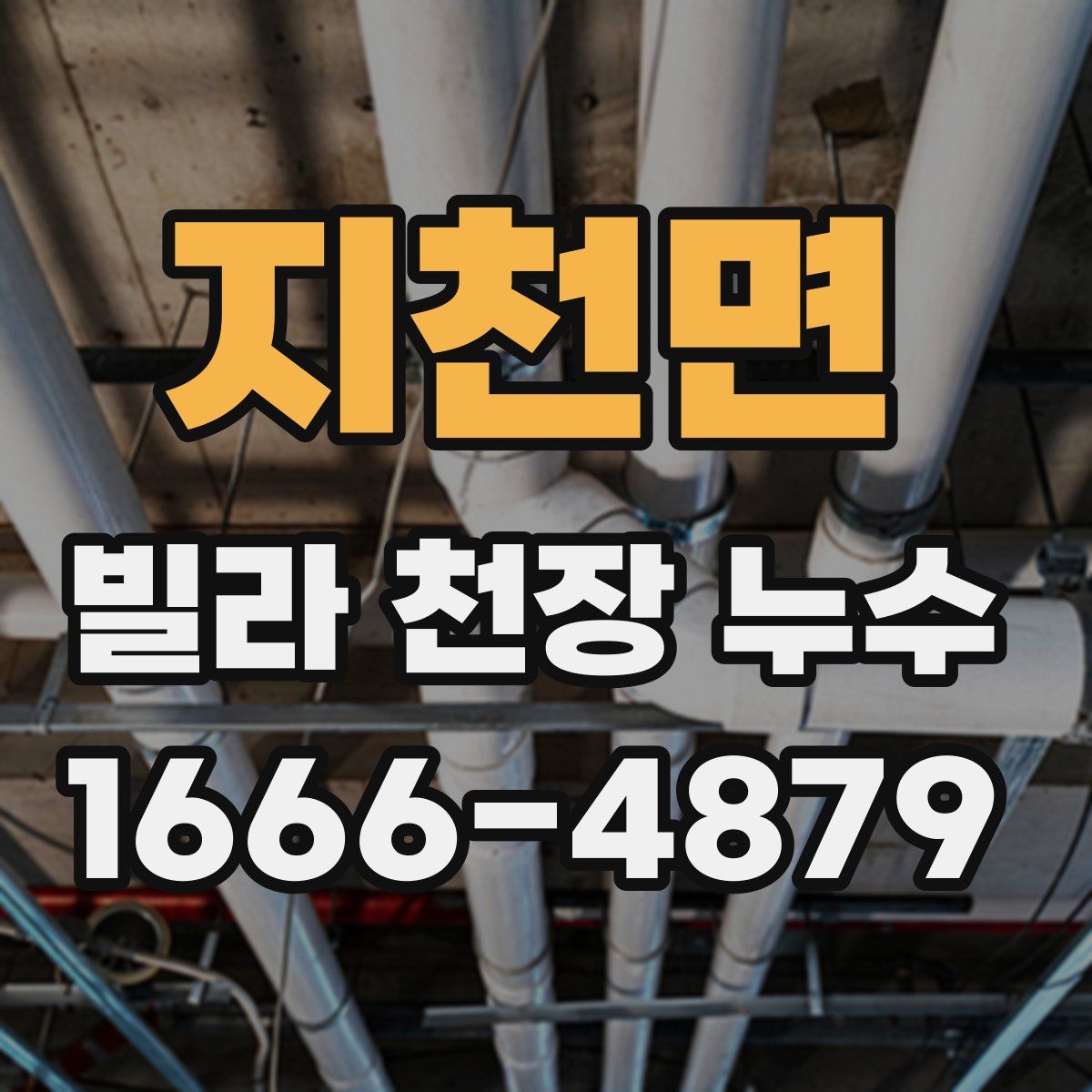 지천면 빌라 천장 누수