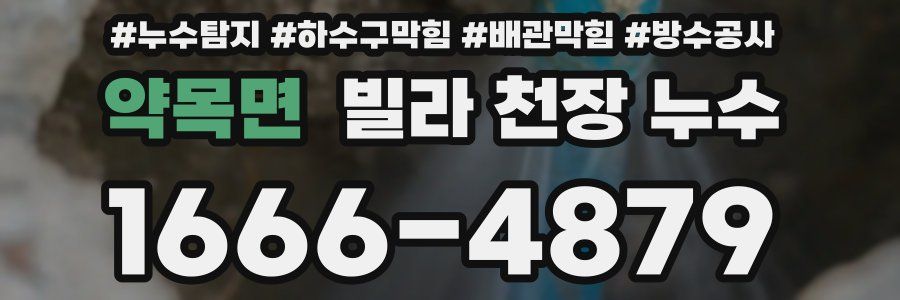 약목면 빌라 천장 누수