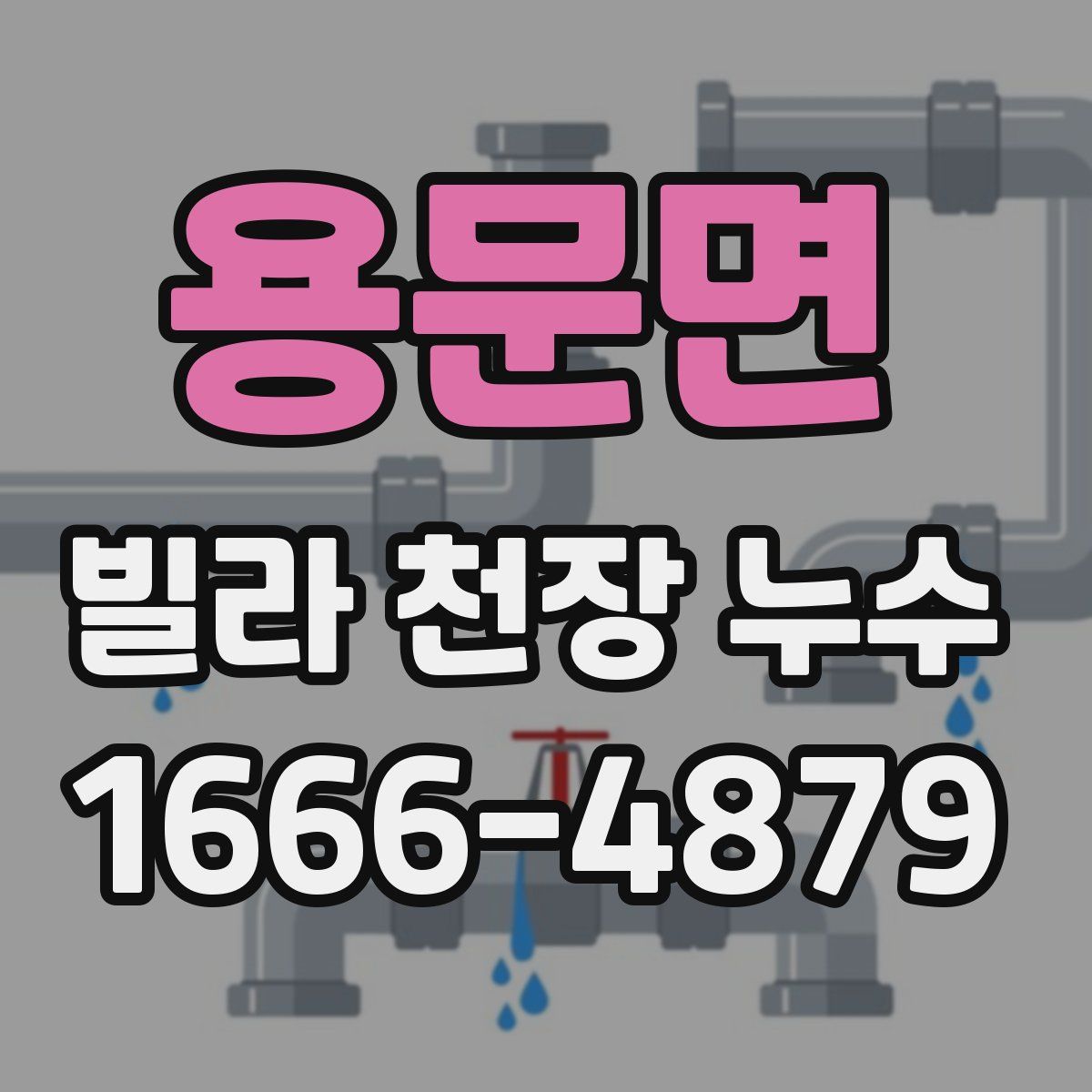 용문면 빌라 천장 누수
