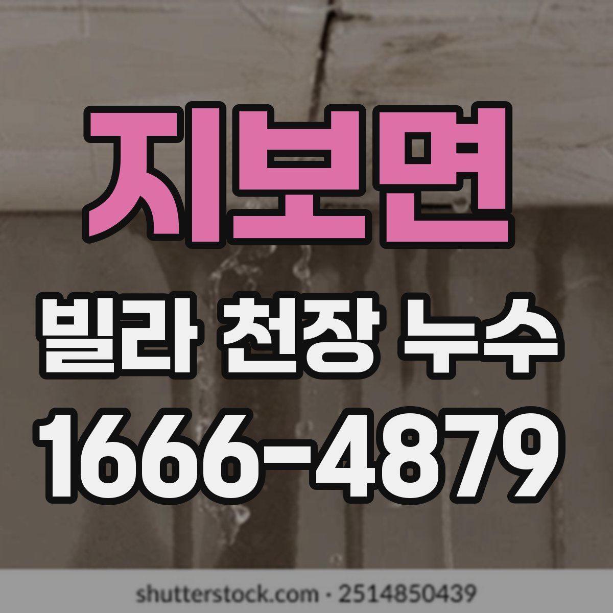 지보면 빌라 천장 누수
