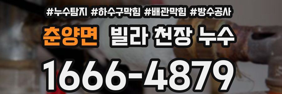 춘양면 빌라 천장 누수