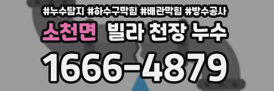소천면 빌라 천장 누수