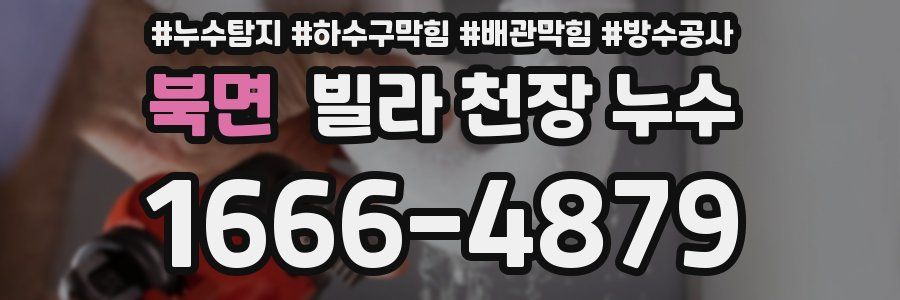 북면 빌라 천장 누수