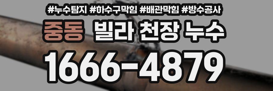 중동 빌라 천장 누수