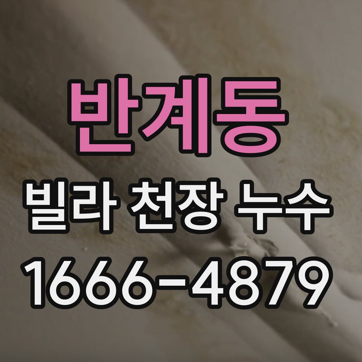 반계동 빌라 천장 누수