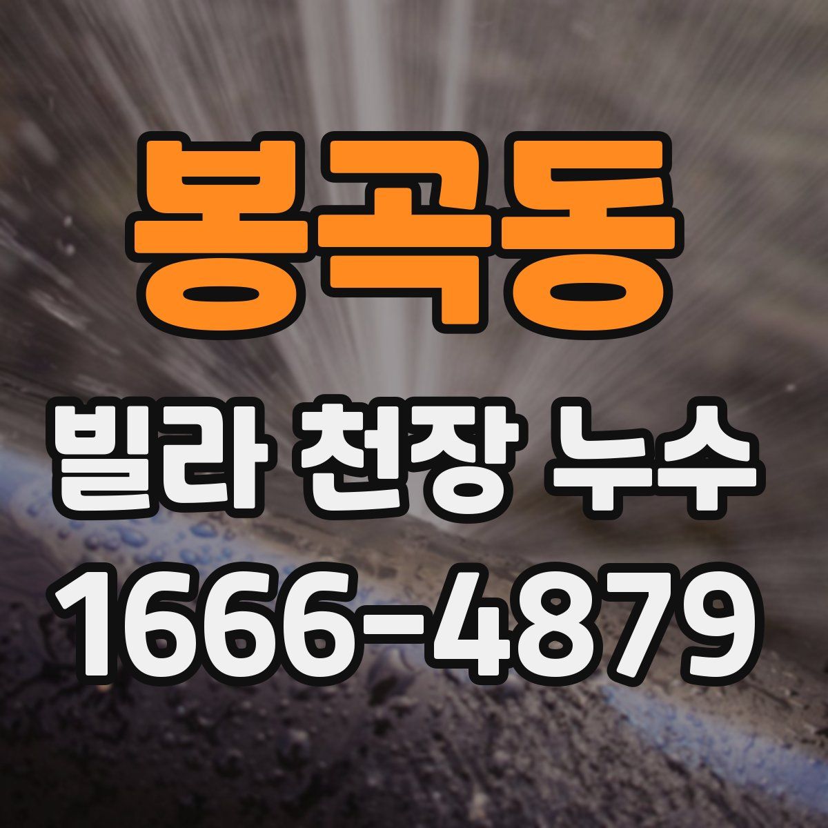 봉곡동 빌라 천장 누수