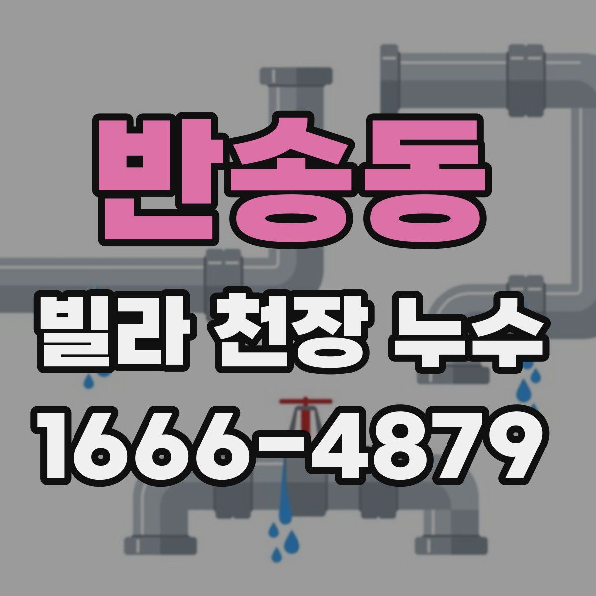 반송동 빌라 천장 누수