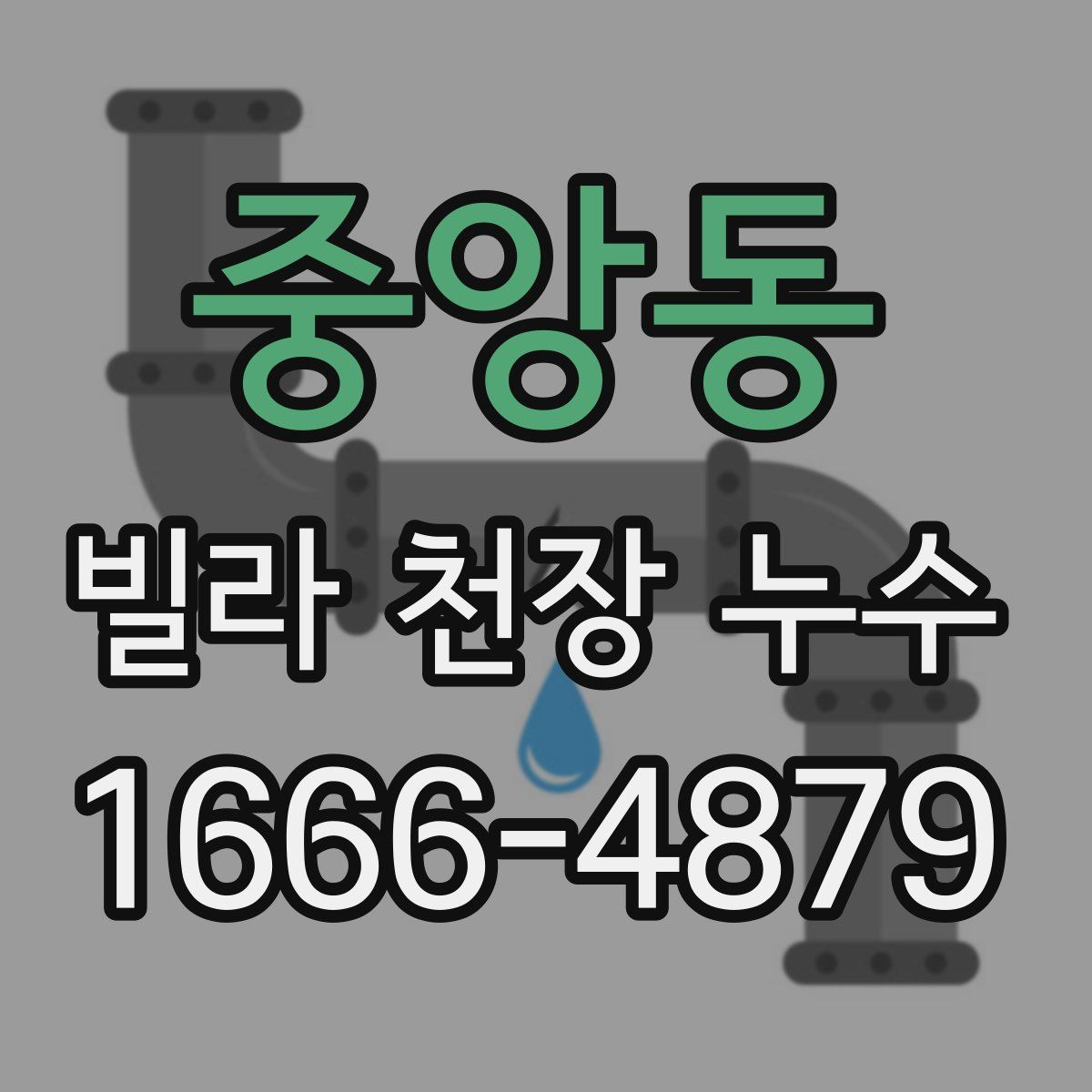 중앙동 빌라 천장 누수