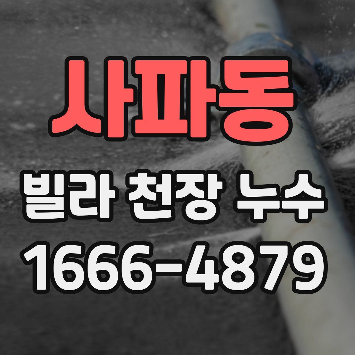 사파동 빌라 천장 누수