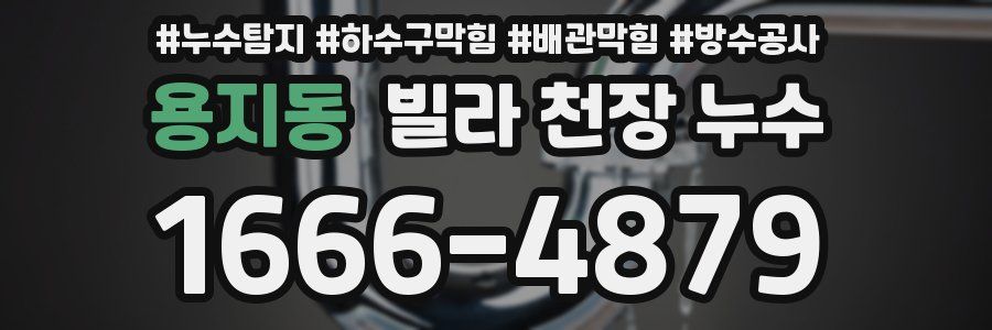 용지동 빌라 천장 누수