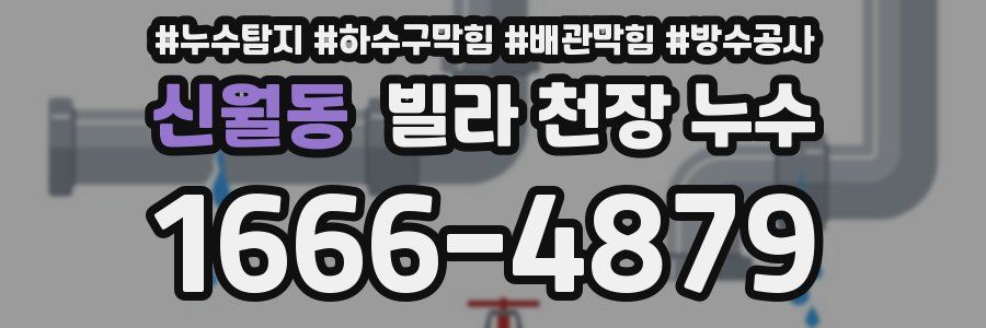 신월동 빌라 천장 누수