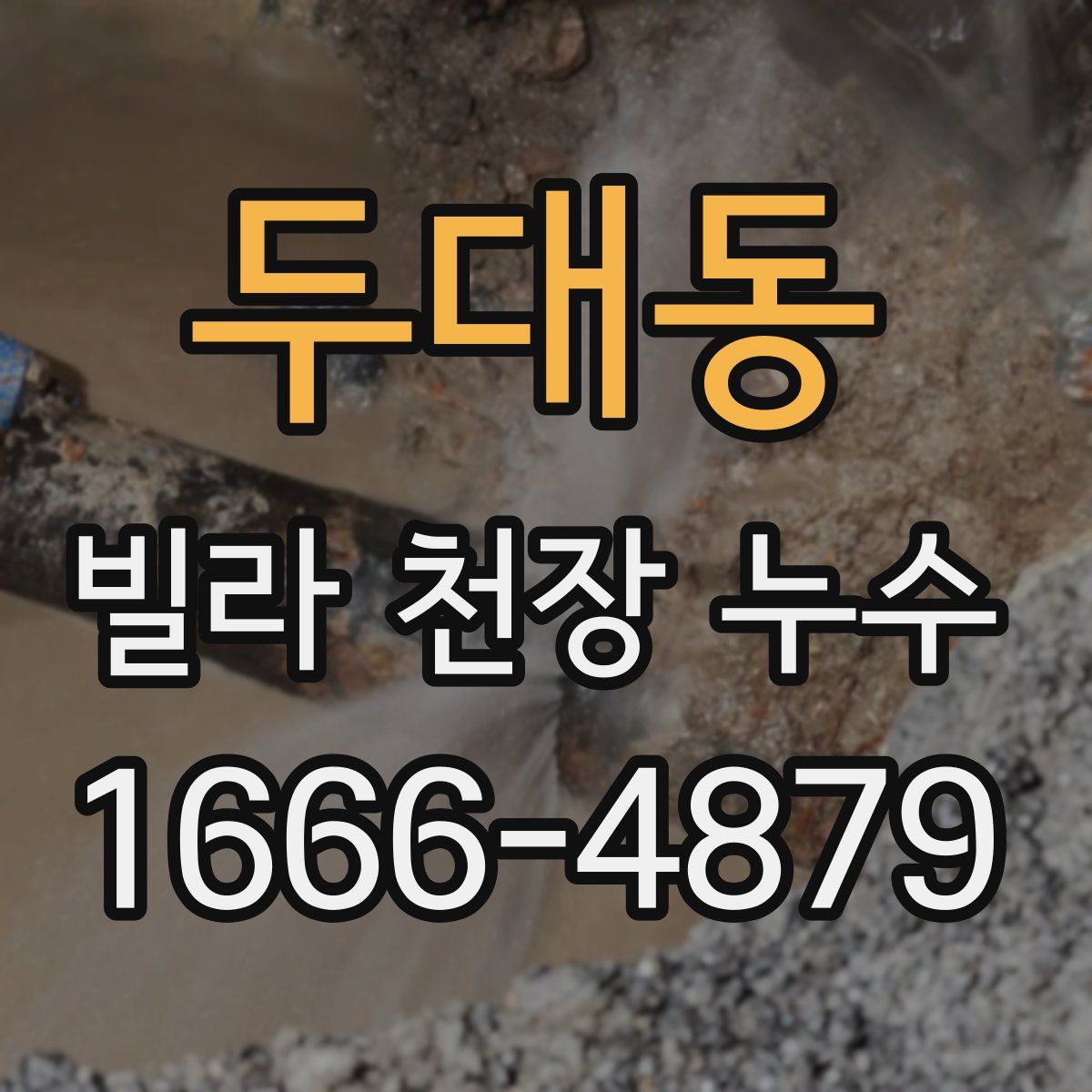 두대동 빌라 천장 누수