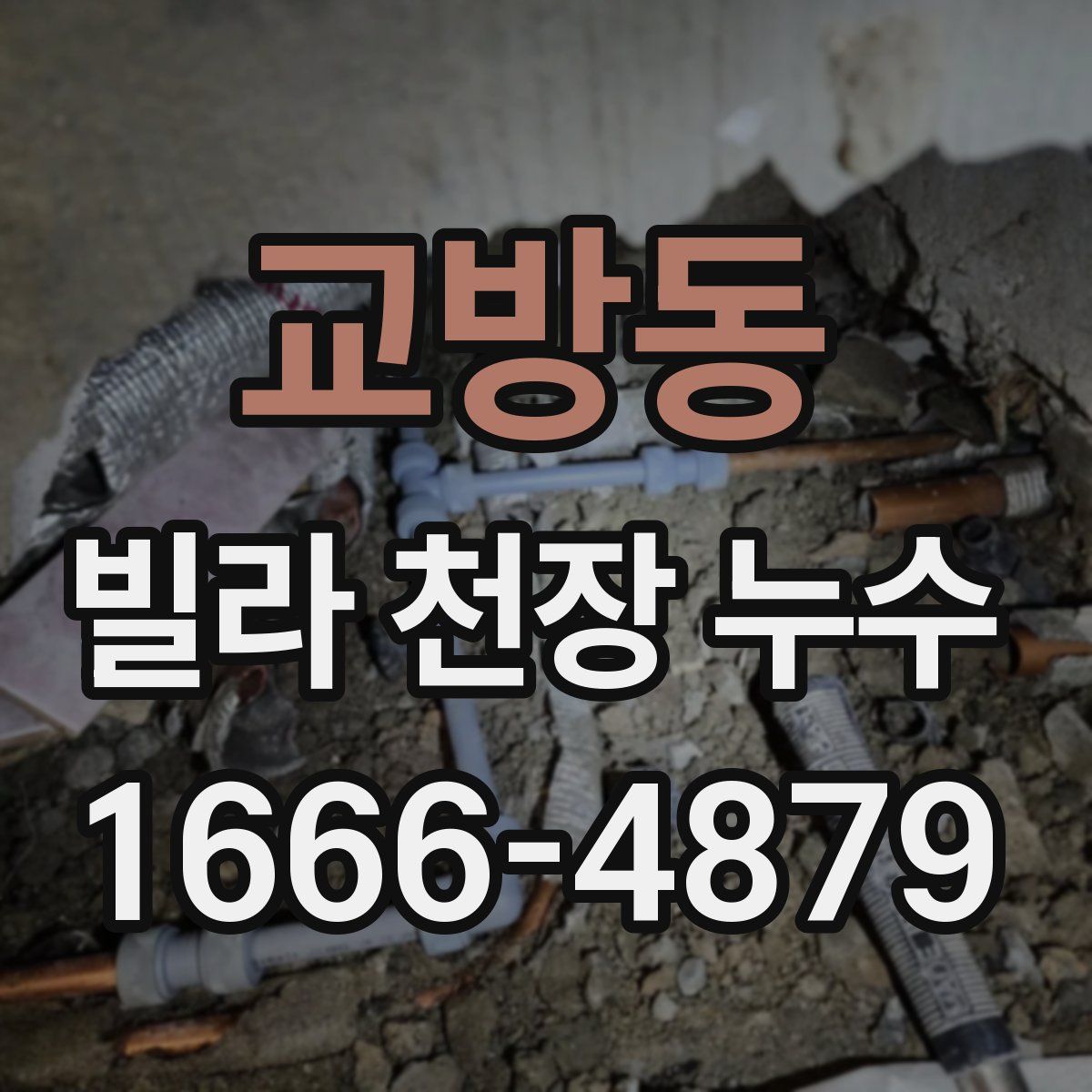 교방동 빌라 천장 누수