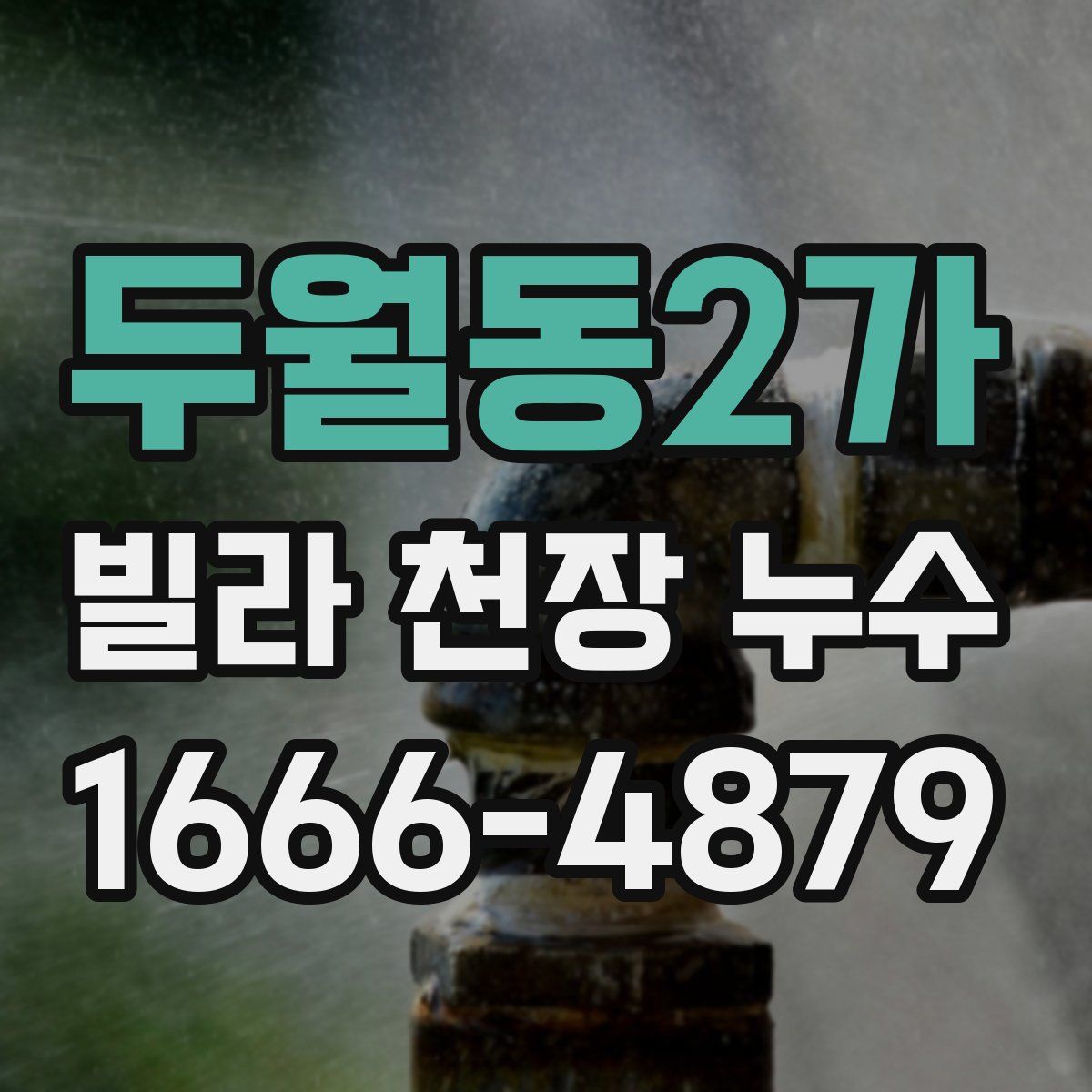 두월동2가 빌라 천장 누수