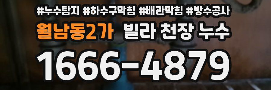 월남동2가 빌라 천장 누수