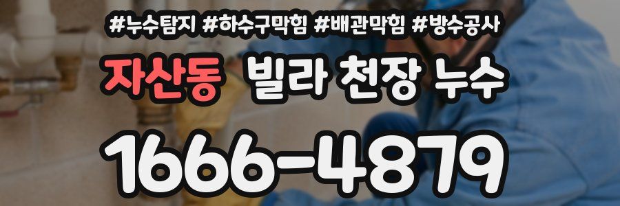 자산동 빌라 천장 누수