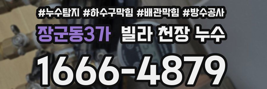 장군동3가 빌라 천장 누수