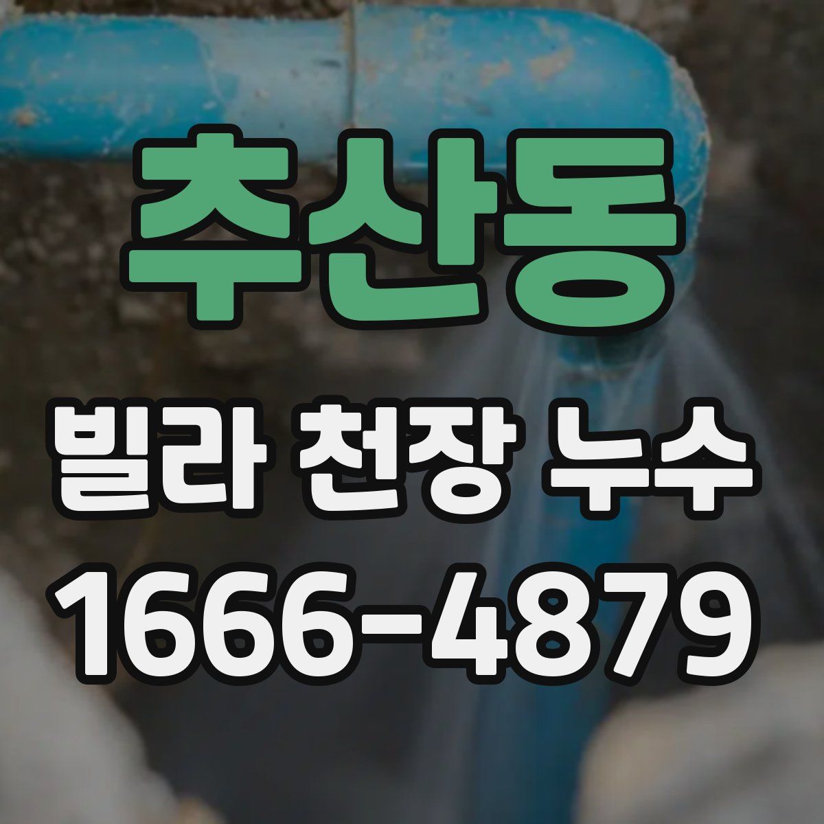 추산동 빌라 천장 누수