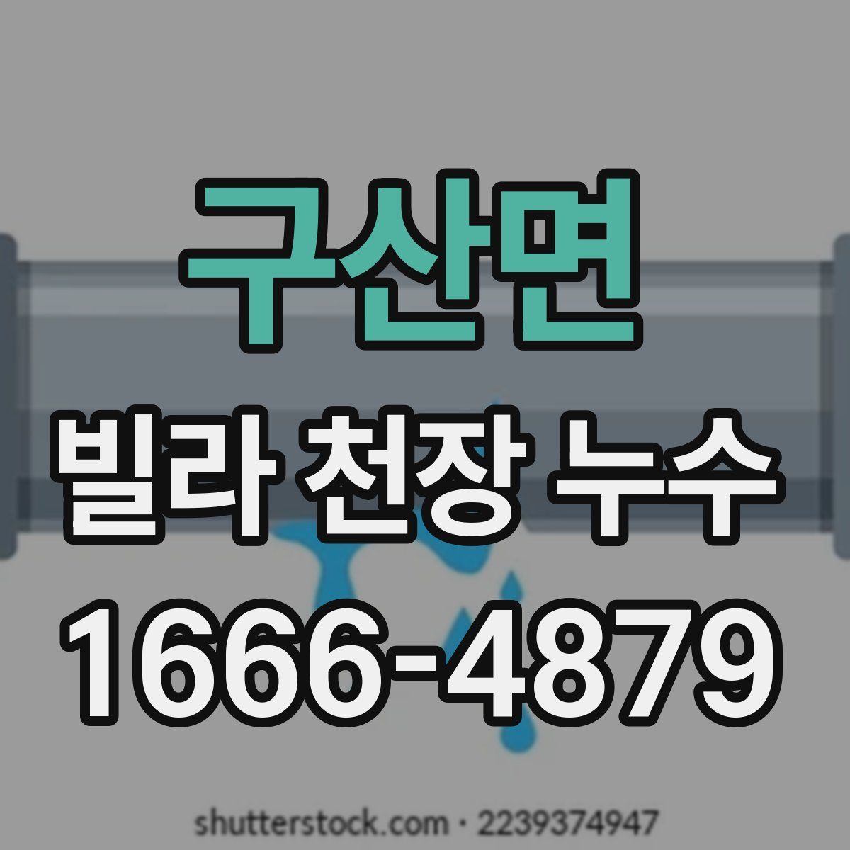 구산면 빌라 천장 누수