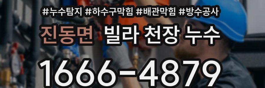 진동면 빌라 천장 누수