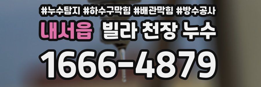 내서읍 빌라 천장 누수