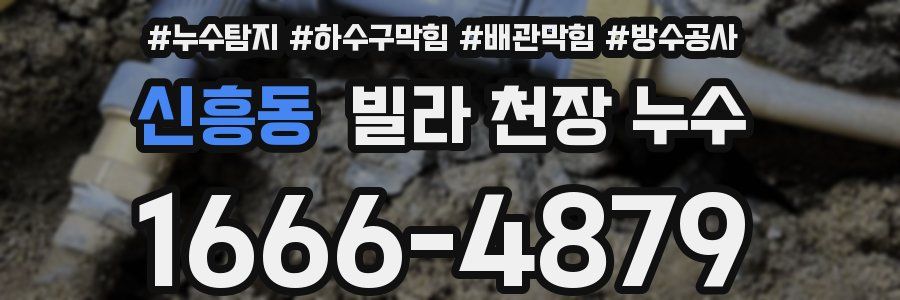 신흥동 빌라 천장 누수