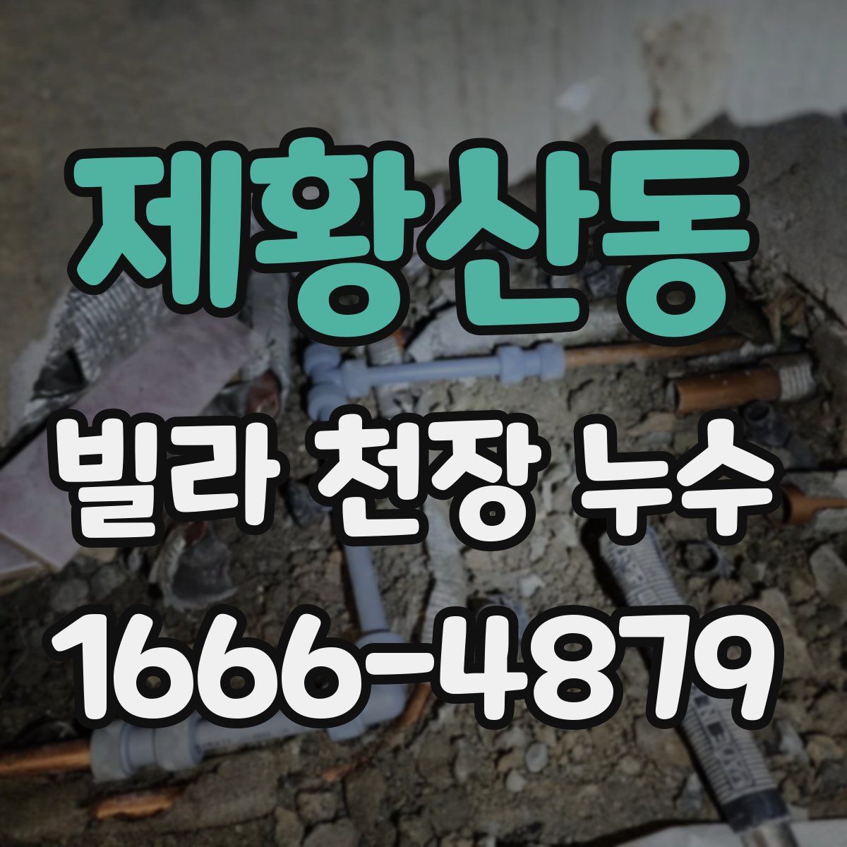 제황산동 빌라 천장 누수