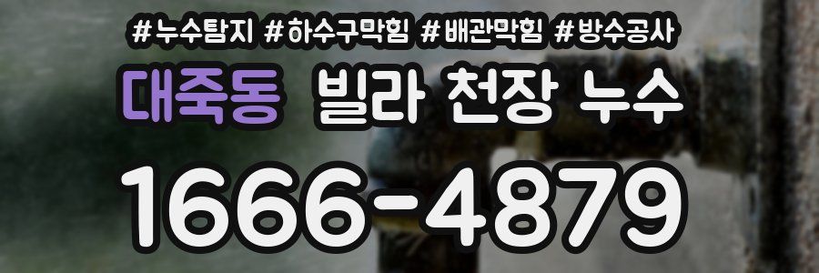 대죽동 빌라 천장 누수