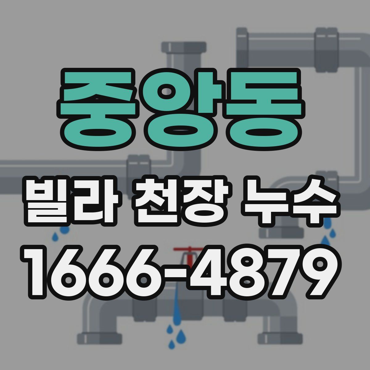 중앙동 빌라 천장 누수