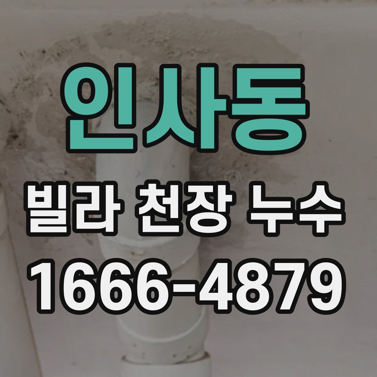 인사동 빌라 천장 누수