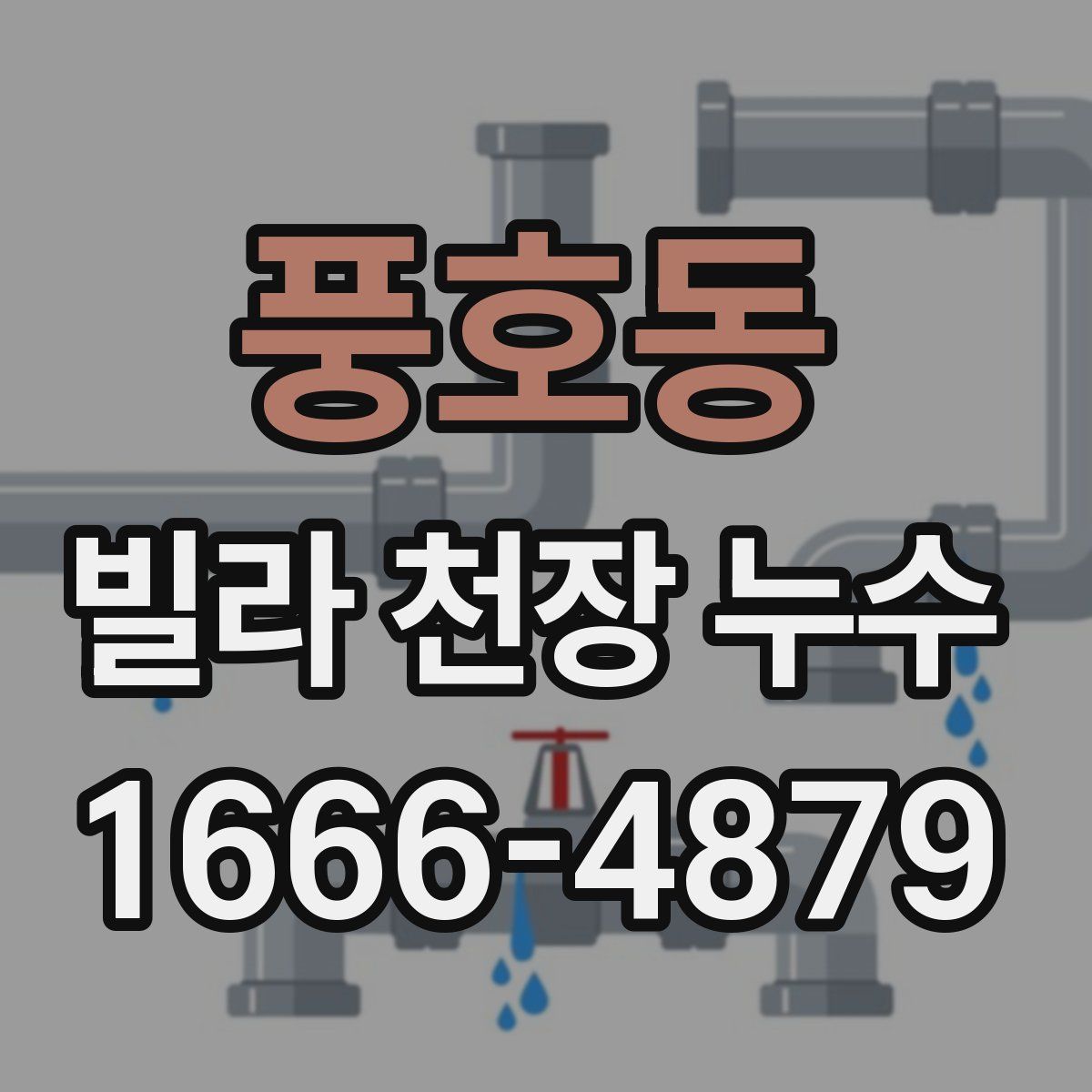 풍호동 빌라 천장 누수