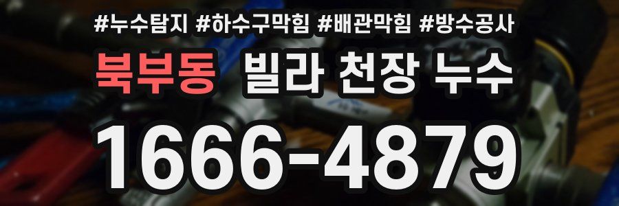 북부동 빌라 천장 누수