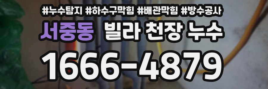 서중동 빌라 천장 누수