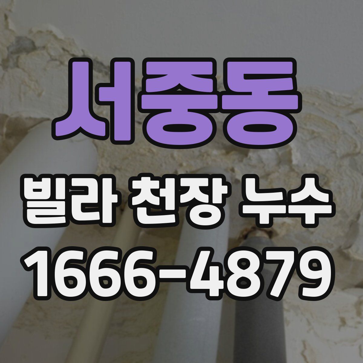 서중동 빌라 천장 누수