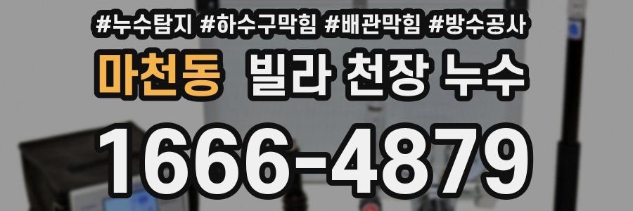 마천동 빌라 천장 누수