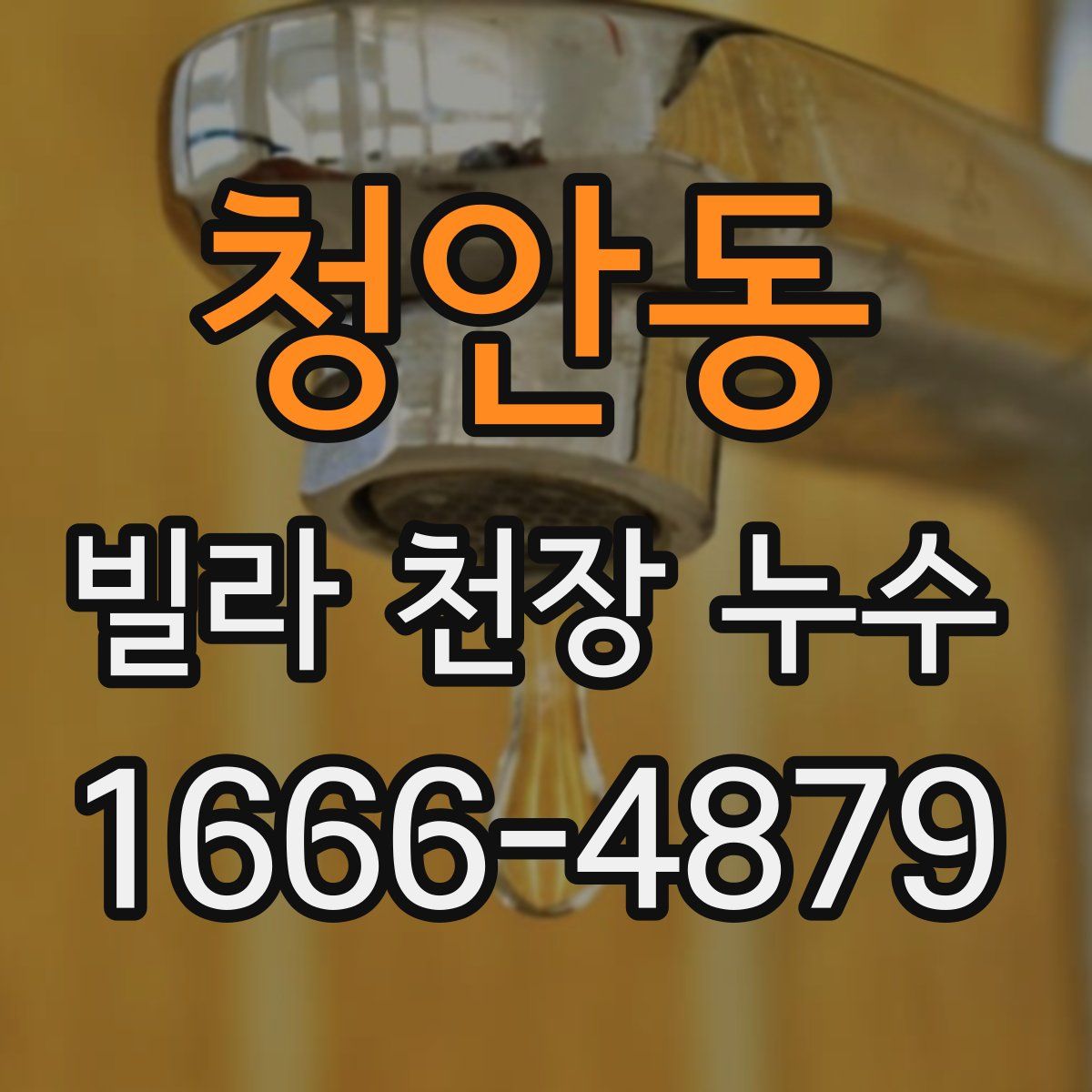 청안동 빌라 천장 누수