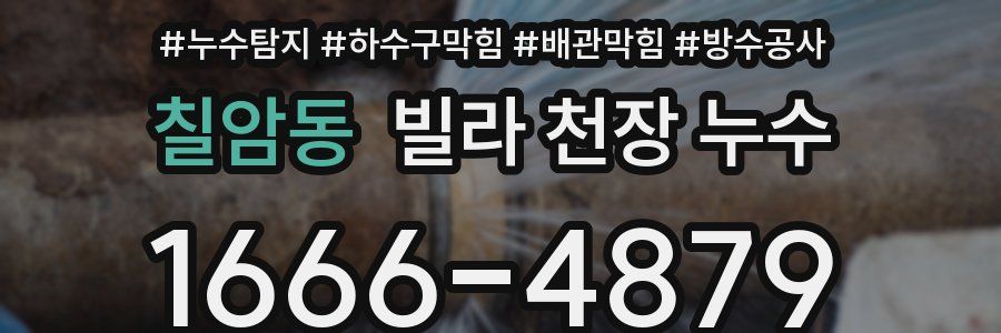 칠암동 빌라 천장 누수