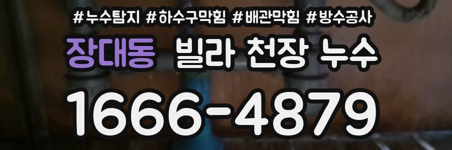 장대동 빌라 천장 누수