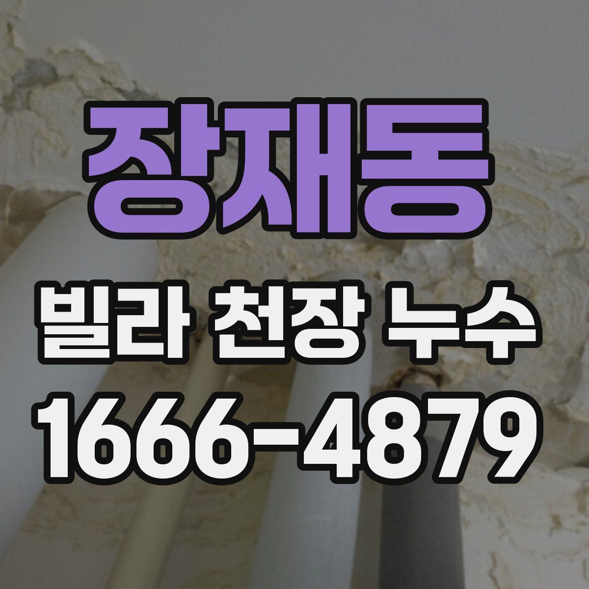 장재동 빌라 천장 누수