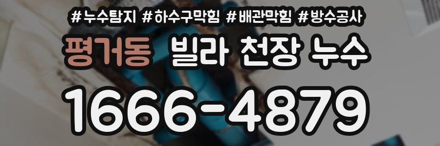 평거동 빌라 천장 누수