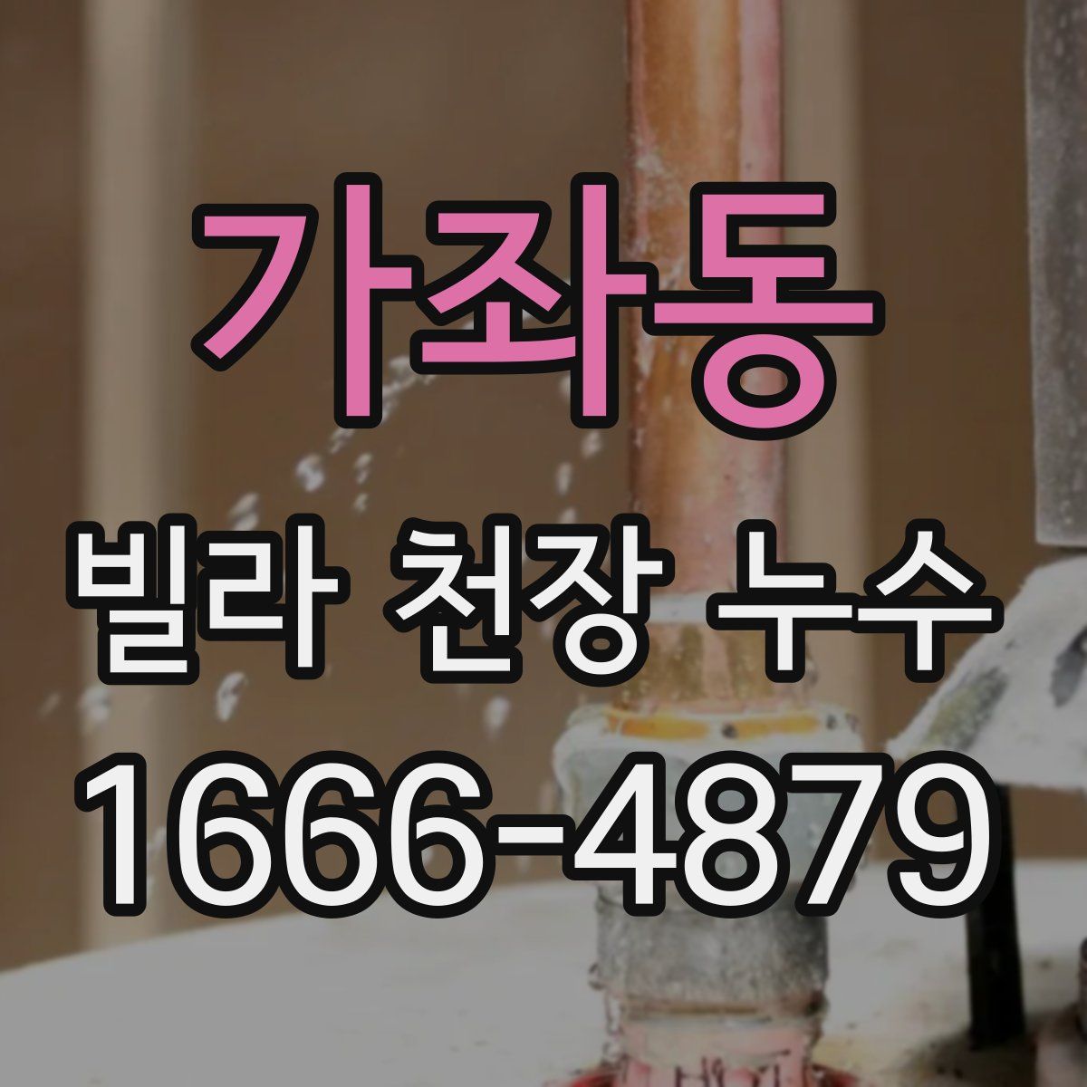 가좌동 빌라 천장 누수