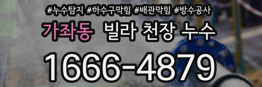가좌동 빌라 천장 누수
