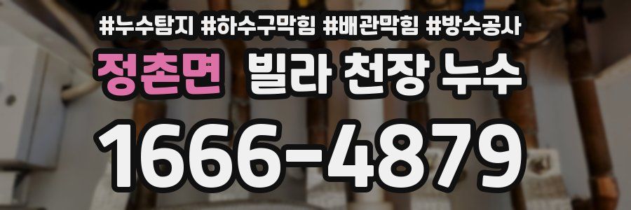 정촌면 빌라 천장 누수